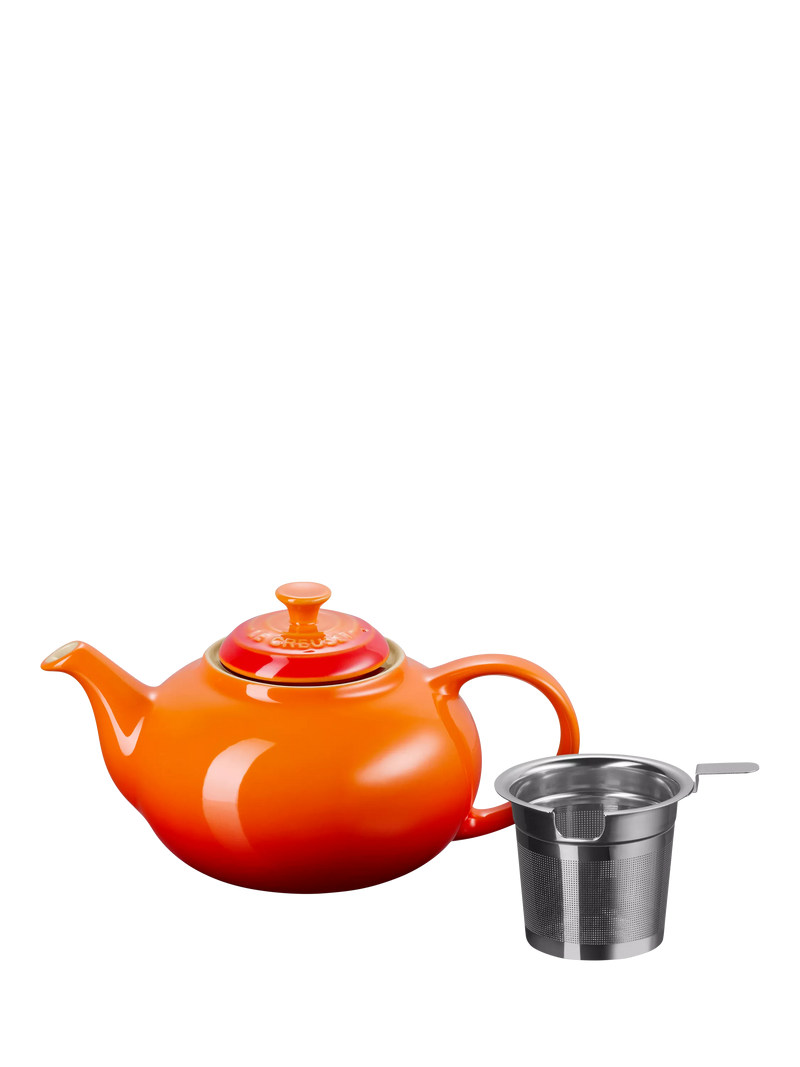 Le Creuset Stoneware Infuser Teapot Cerise 1.3L