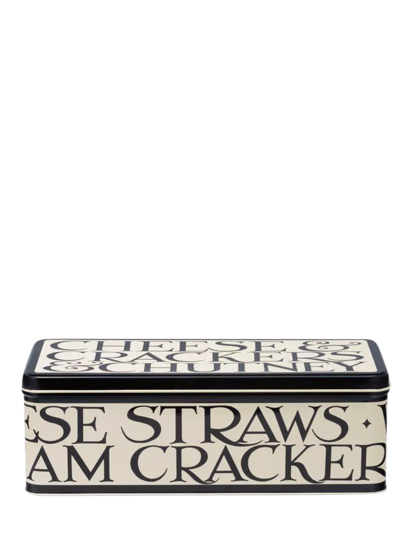 Emma Bridgewater Black Toast rectangular tin 1.68L - British product