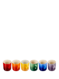 Le Creuset stoneware mug set rainbow 350ml - British product