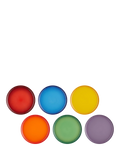 Le Creuset rainbow dinner plate set of 6 (British brand)
