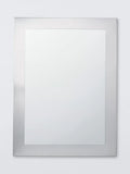 John Lewis Prism rectangular bathroom mirror with silvered border, UK version