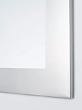 John Lewis Prism rectangular bathroom mirror with silvered border, UK version