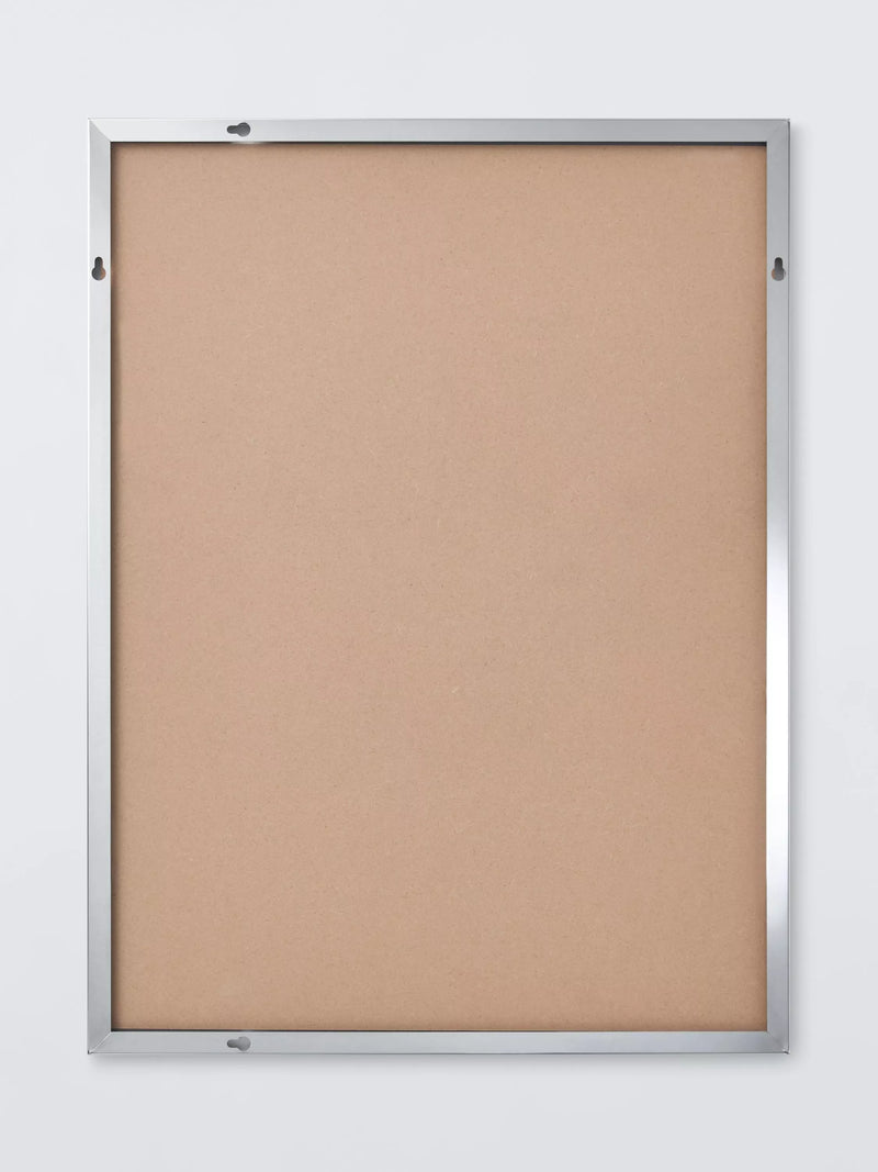 John Lewis Prism rectangular bathroom mirror with silvered border, UK version