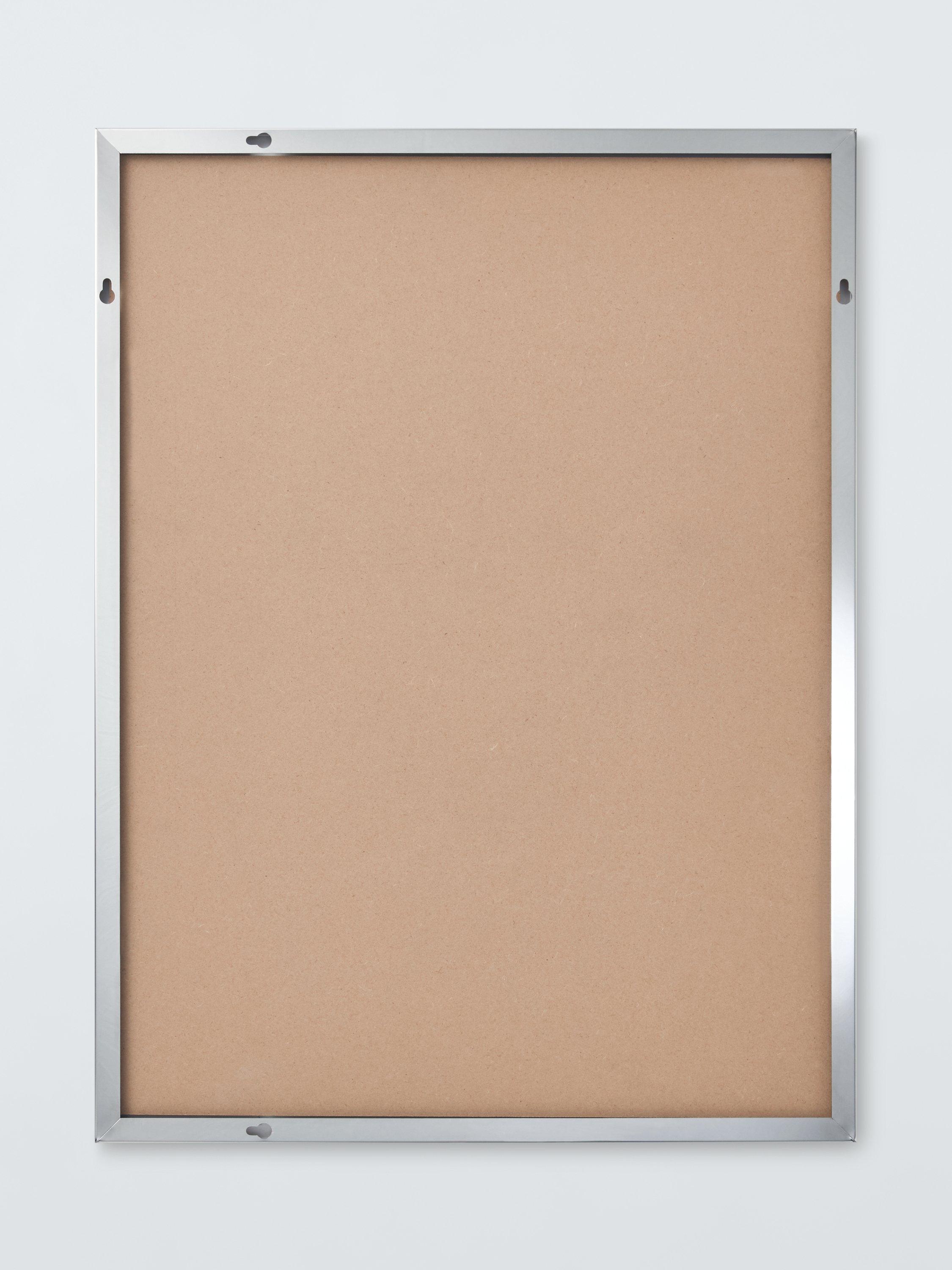 John Lewis Prism rectangular bathroom mirror with silvered border, UK version