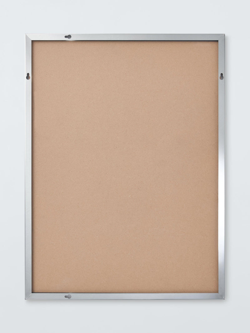 John Lewis Prism rectangular bathroom mirror with silvered border, UK version