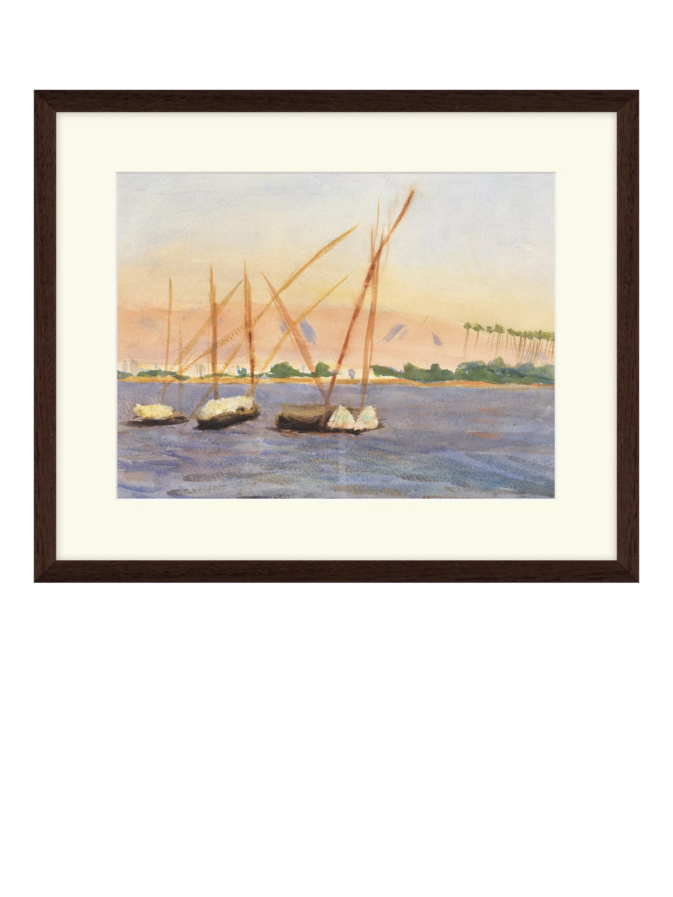 Tate 'Boats on the Nile' framed print 43x53cm - British product