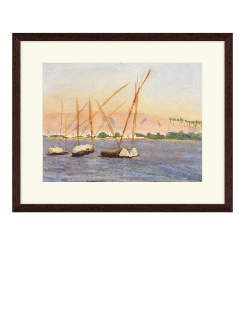 Tate 'Boats on the Nile' framed print 43x53cm - British product