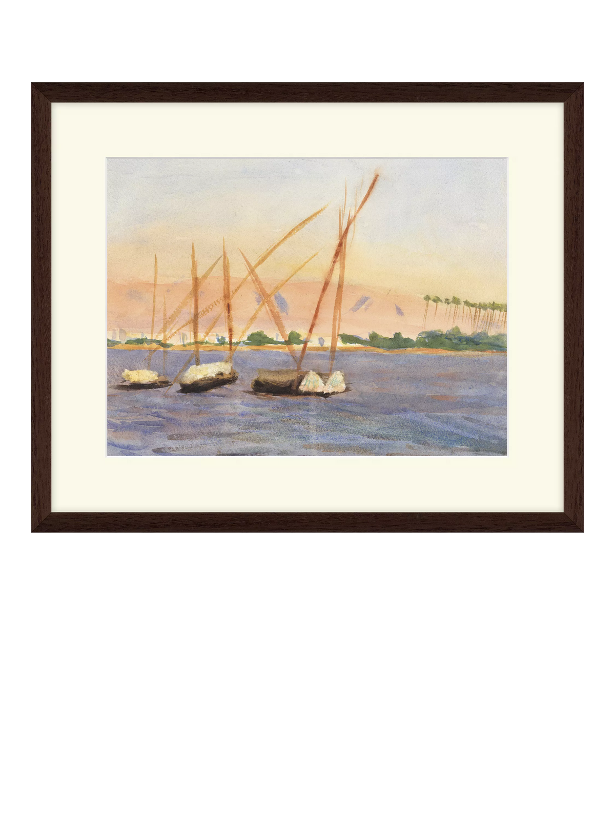 Tate 'Boats on the Nile' framed print 43x53cm - British product