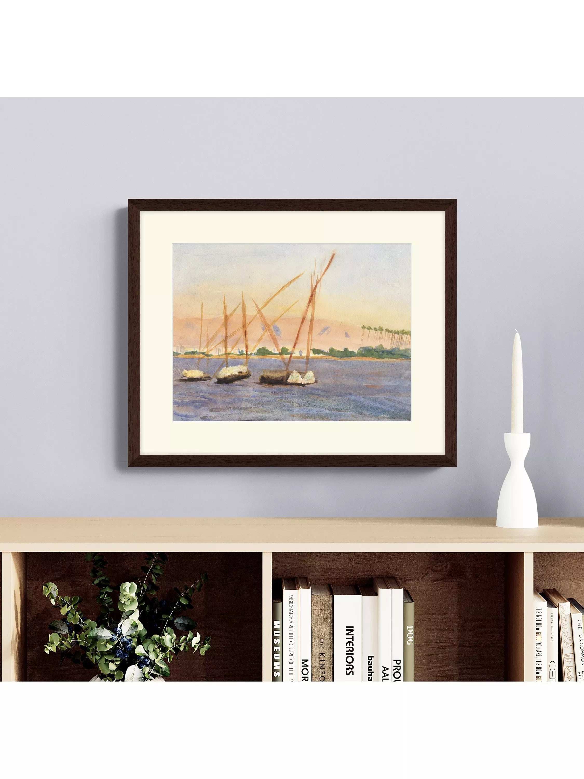 Tate 'Boats on the Nile' framed print 43x53cm - British product
