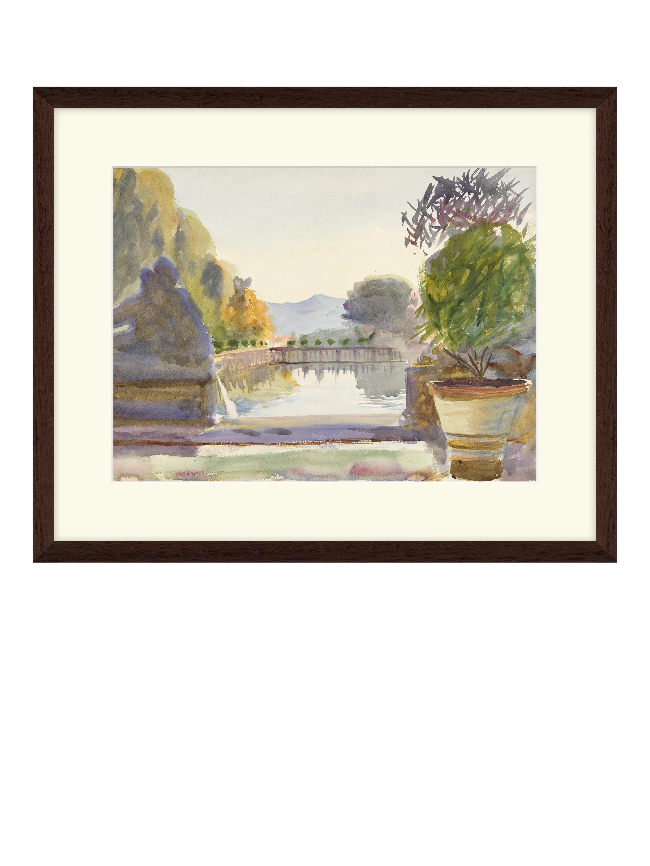 Tate framed print 'Lake and Trees' by Emily Sargent 43x53cm (British brand)