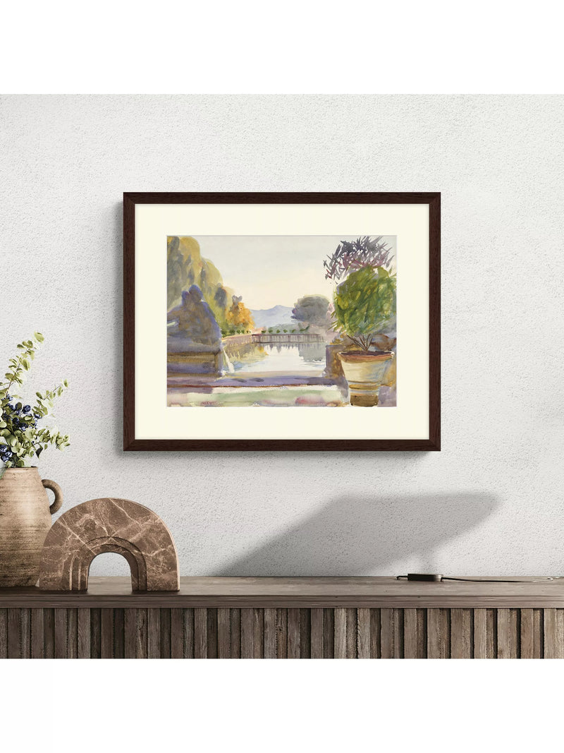 Tate framed print 'Lake and Trees' by Emily Sargent 43x53cm (British brand)
