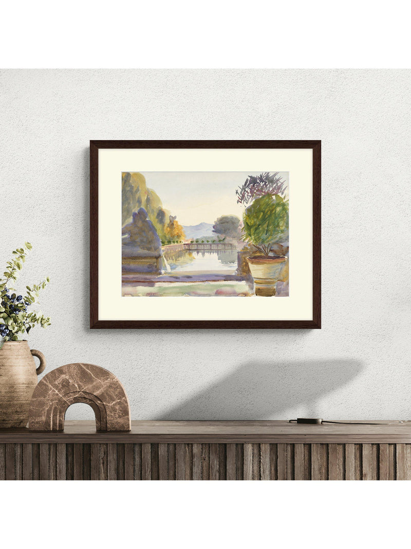 Tate framed print 'Lake and Trees' by Emily Sargent 43x53cm (British brand)