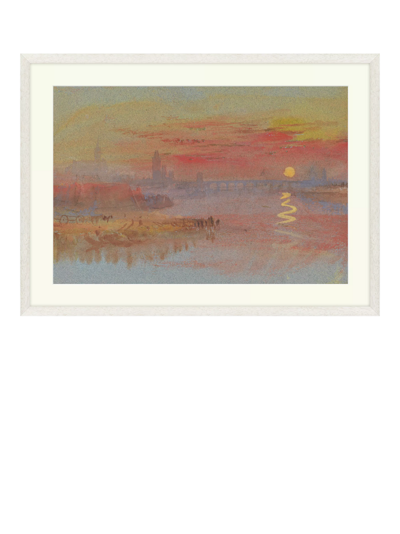 Tate framed print The Scarlet Sunset 52x72cm - British product