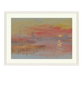 Tate framed print The Scarlet Sunset 52x72cm - British product