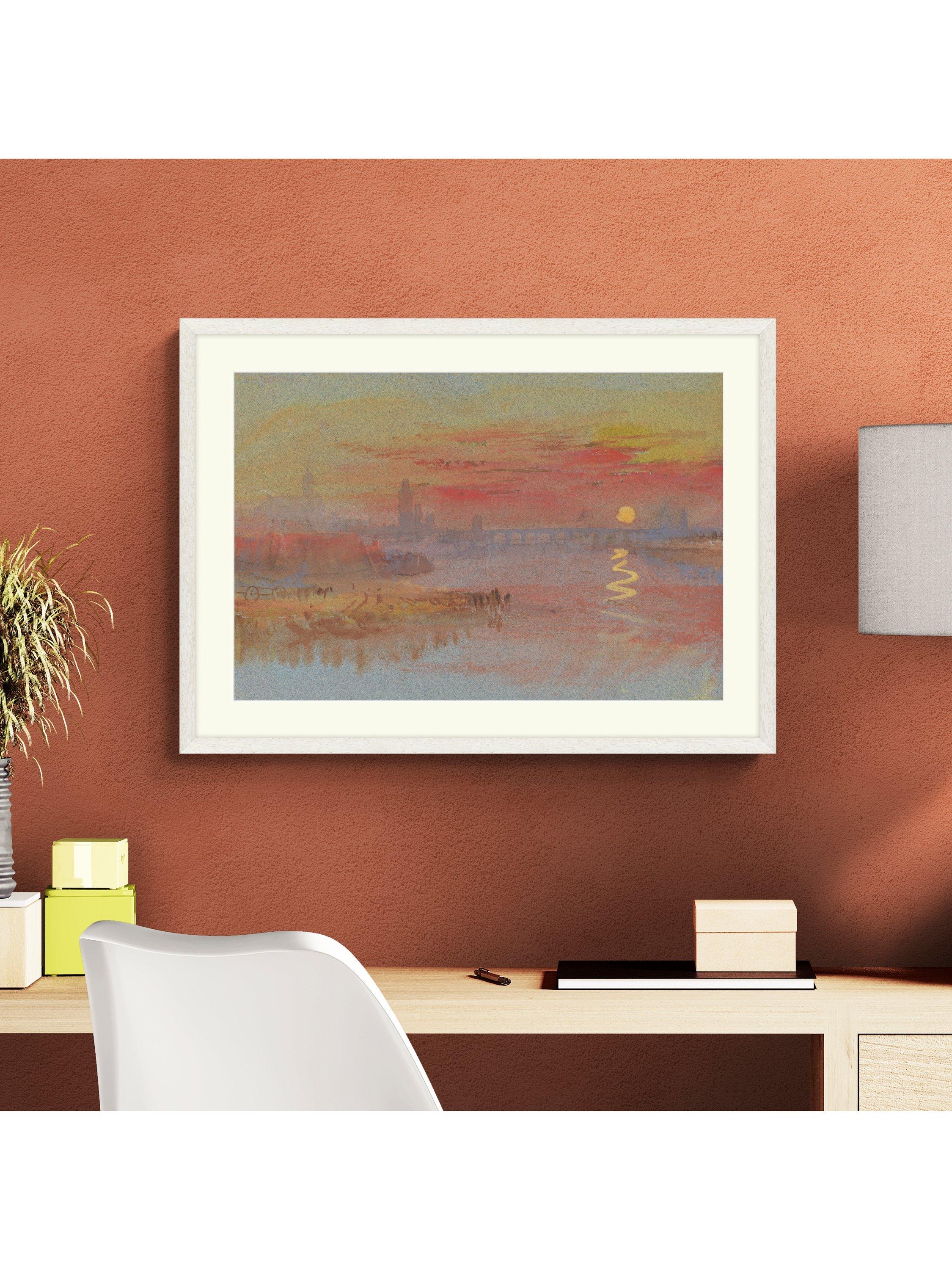 Tate framed print The Scarlet Sunset 52x72cm - British product
