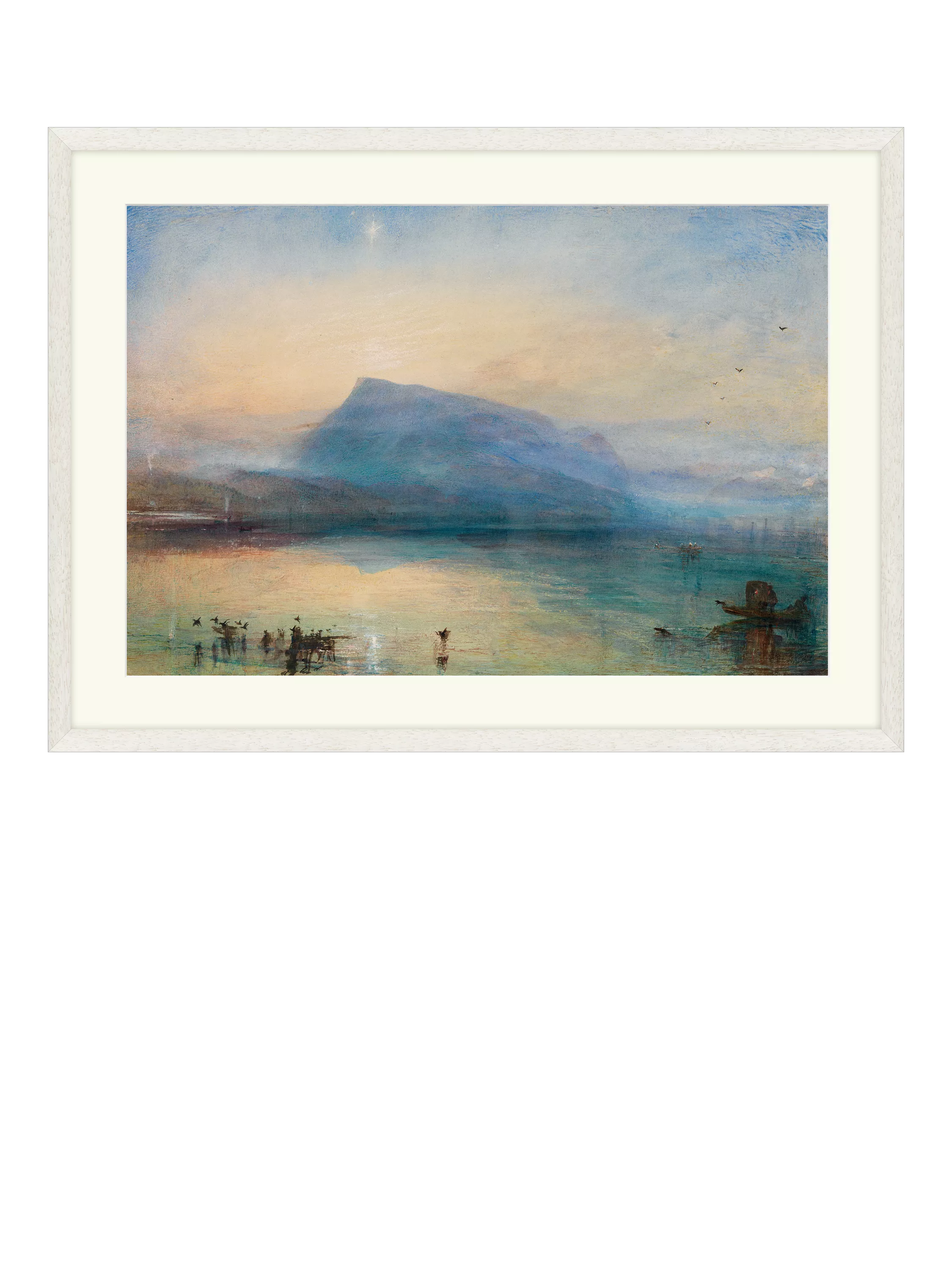 Tate Turner The Blue Rigi framed print 52x72cm (British brand)