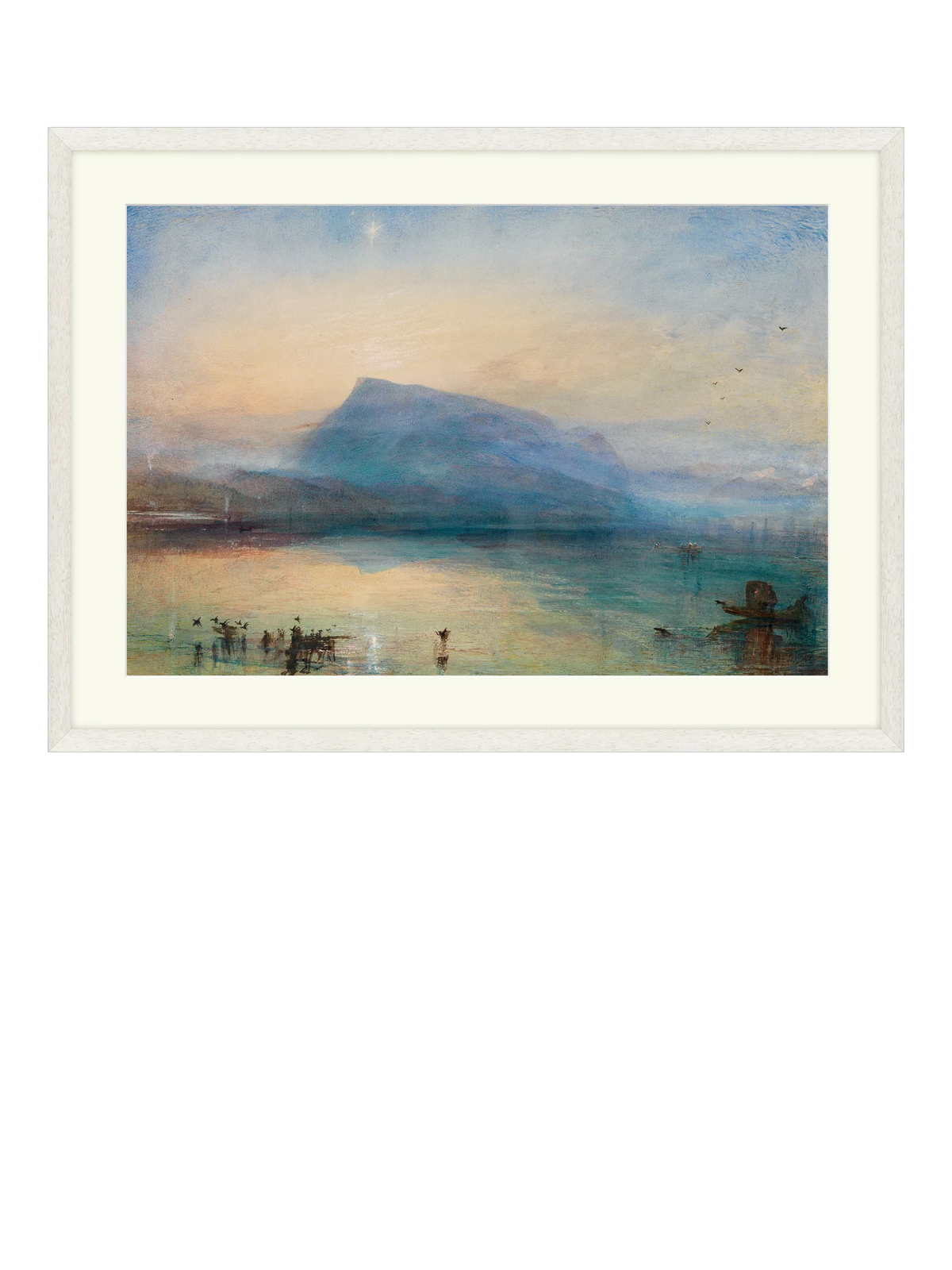 Tate Turner The Blue Rigi framed print 52x72cm (British brand)