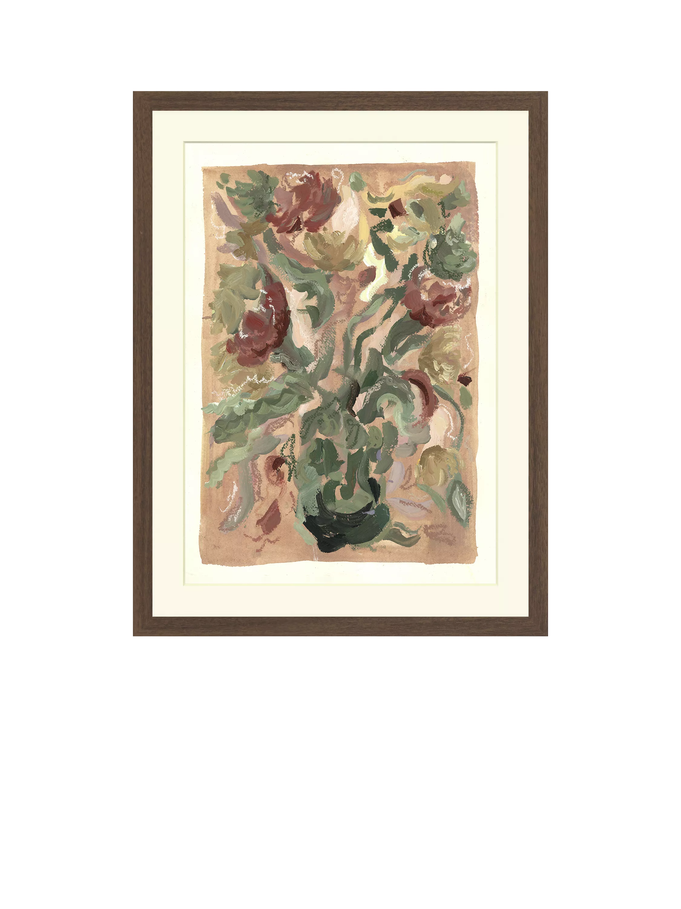 John Lewis framed print Flower Market 42x32cm - British product
