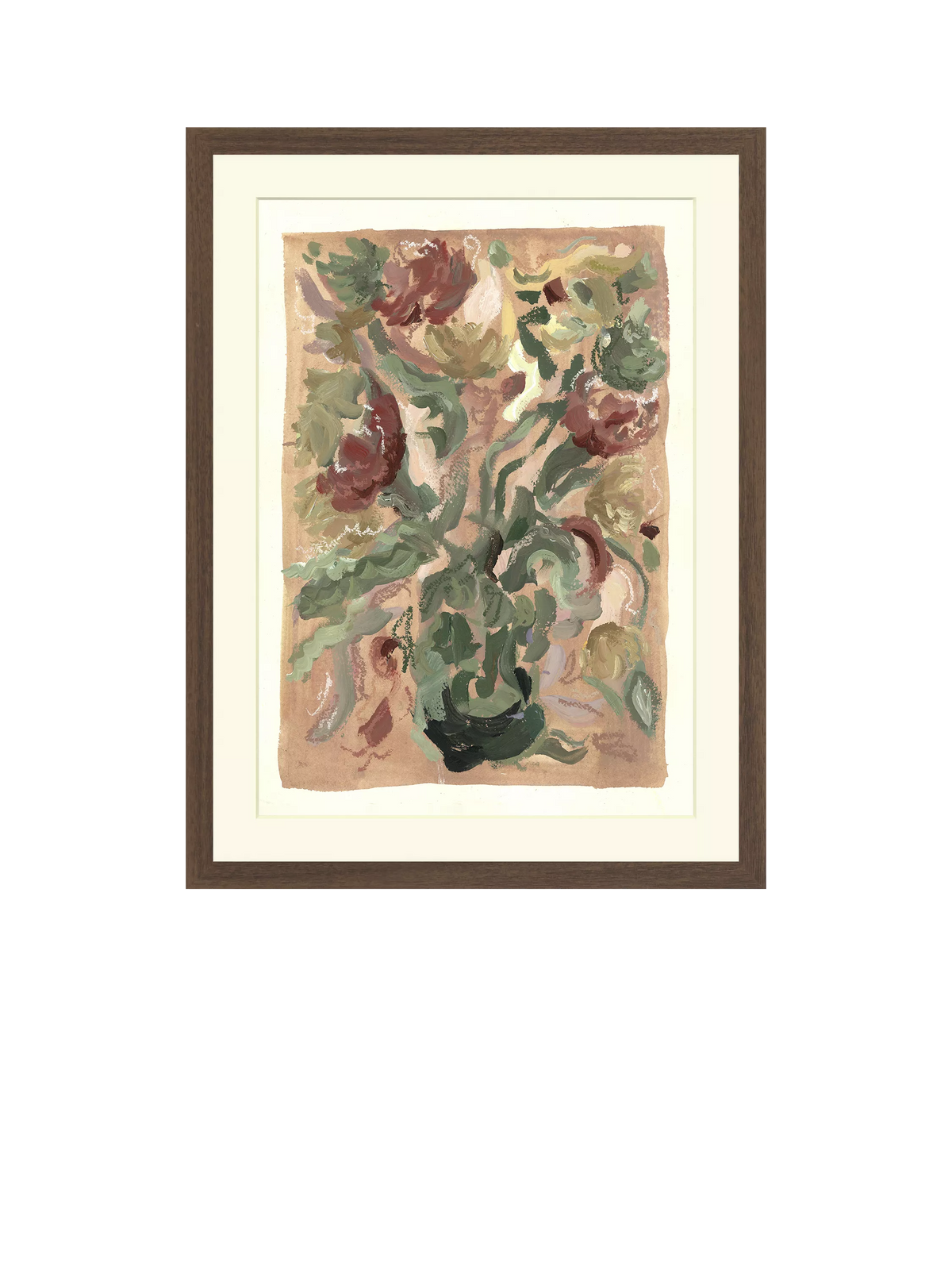 John Lewis framed print Flower Market 42x32cm - British product