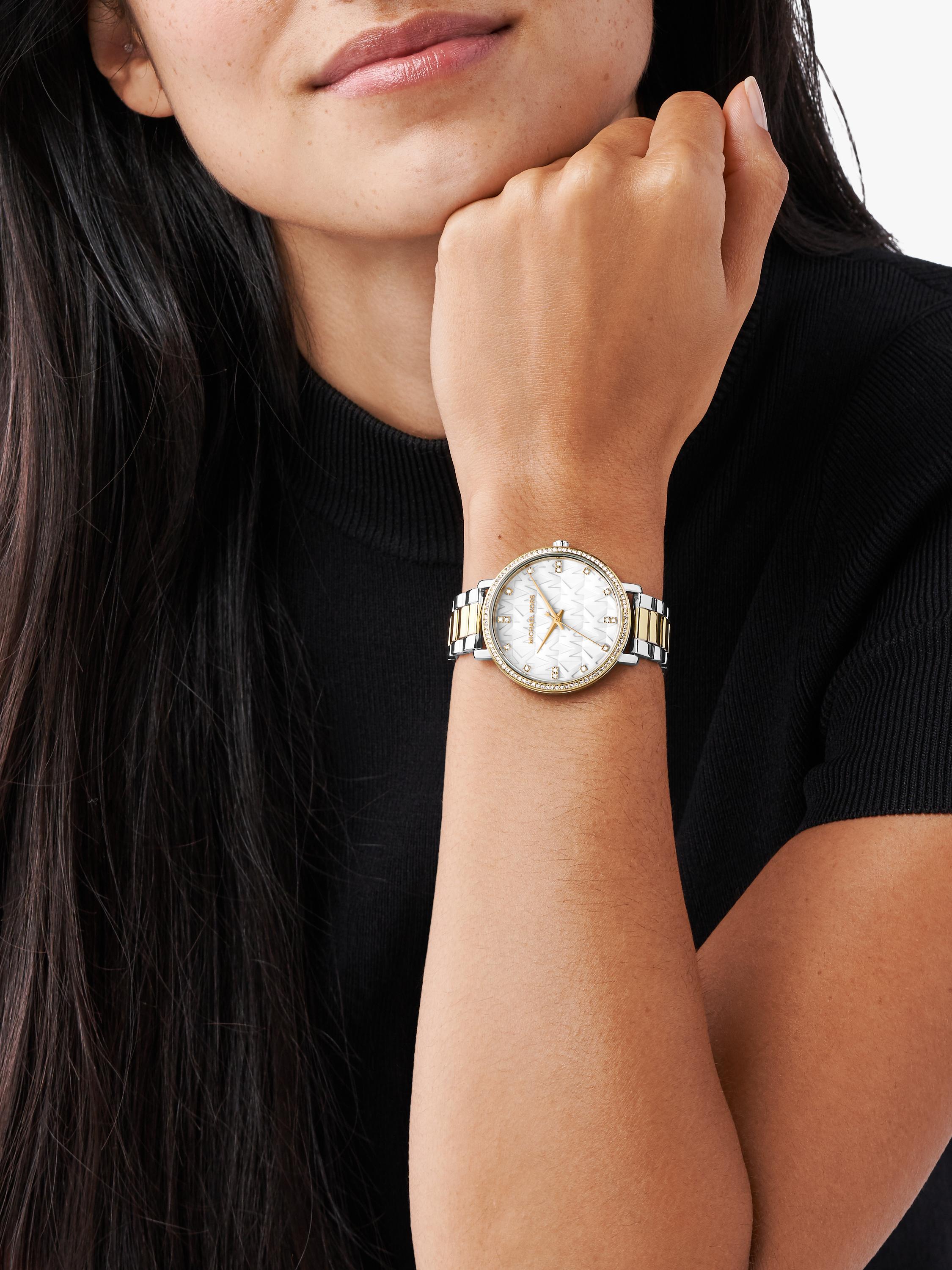 Michael Kors Pyper stainless steel bracelet watch 38mm - British product