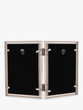 Impressions Elegance white double photo frame with Mother of Pearl (British brand)