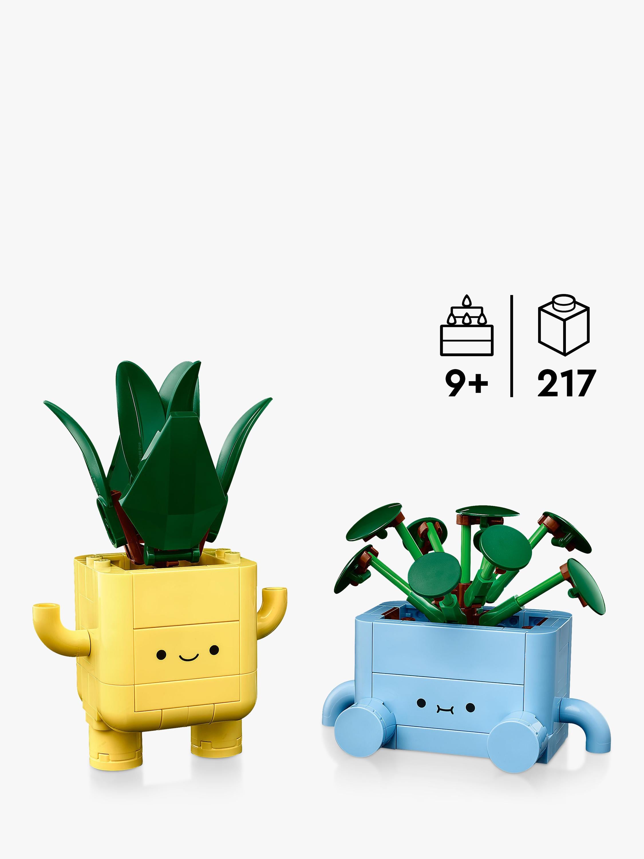 LEGO Botanicals Happy Plants building set 217 pieces, imported from the UK