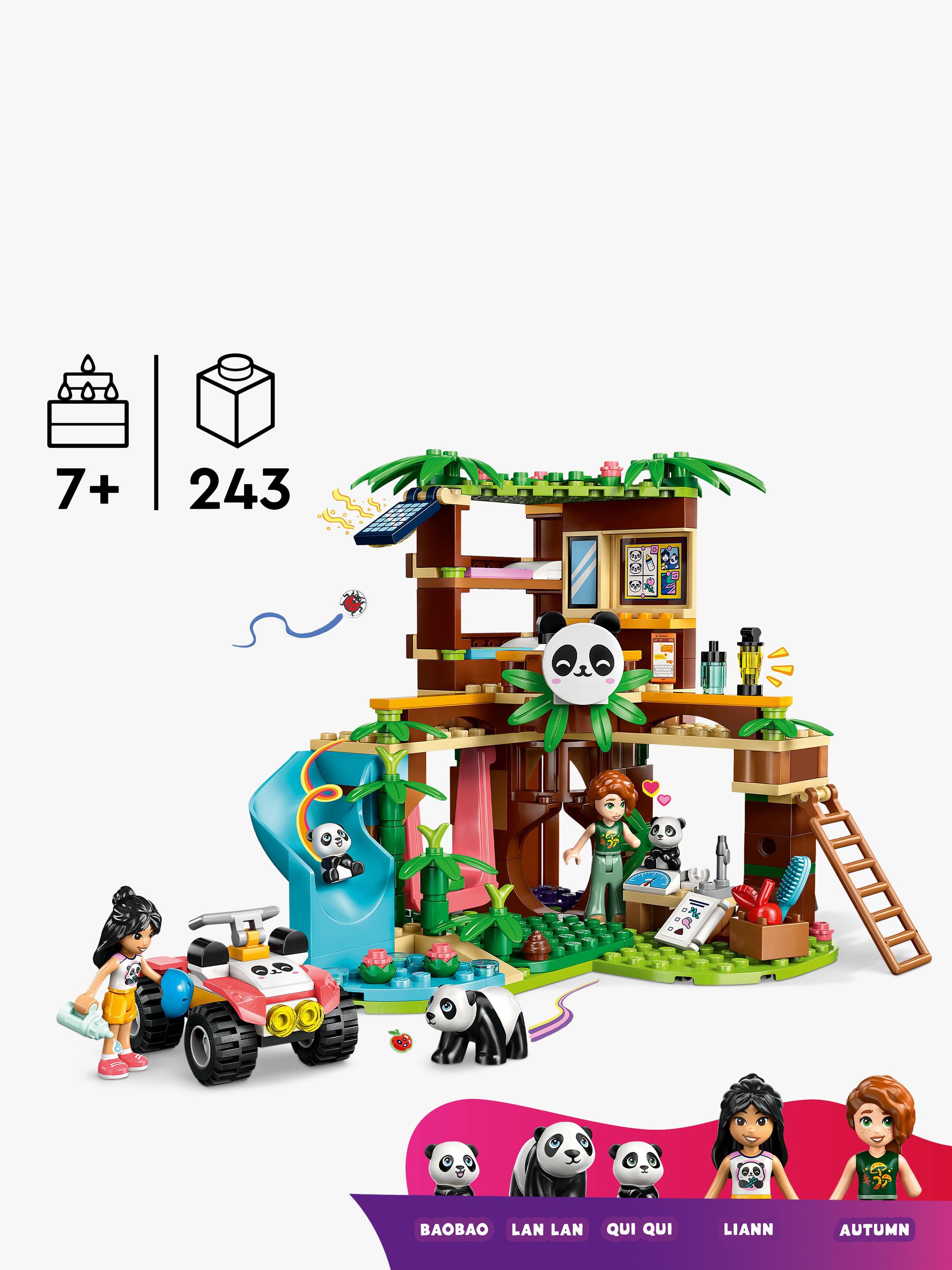 LEGO Friends Panda Sanctuary Animal Care 243-piece building set, UK version