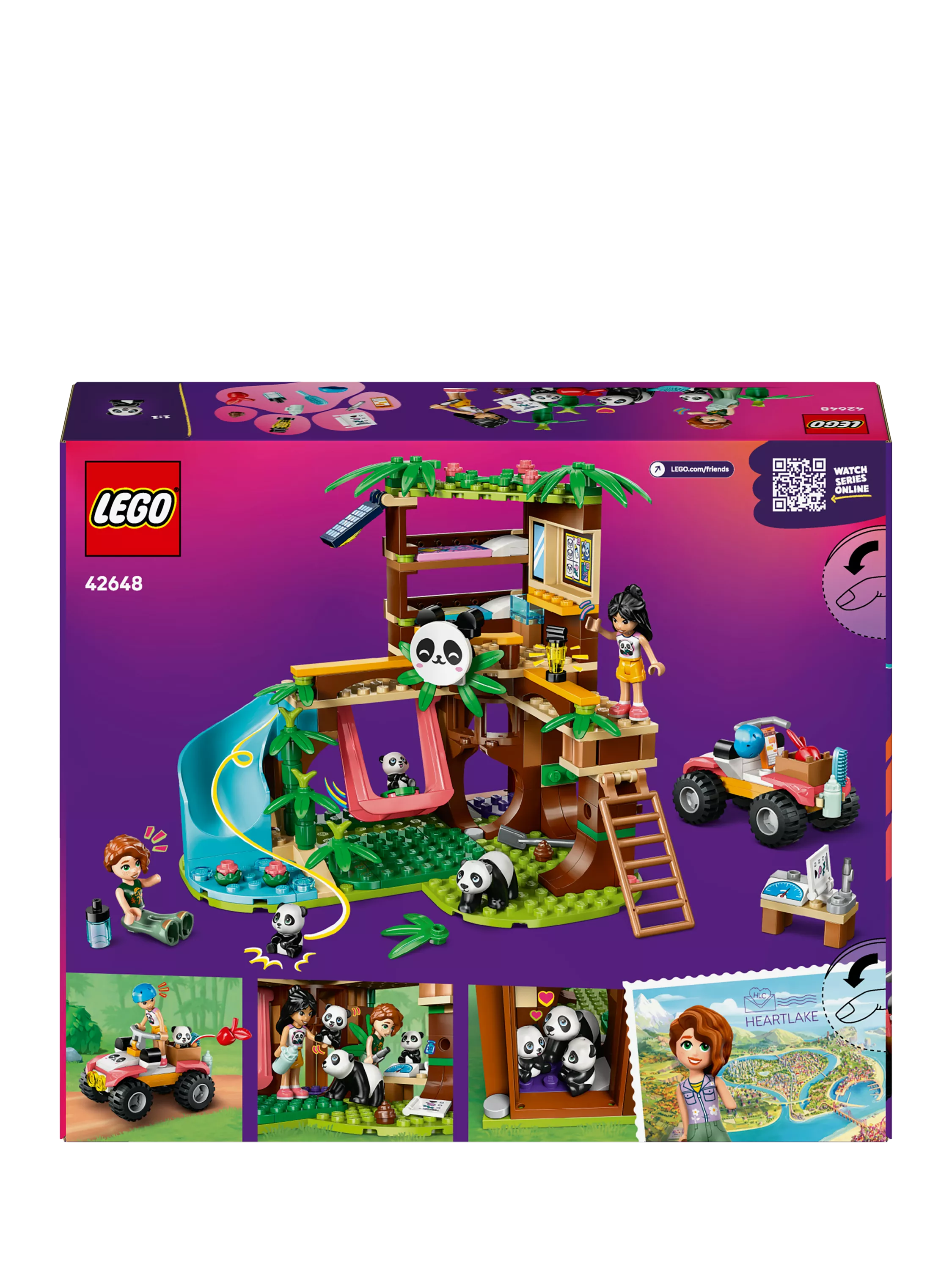 LEGO Friends Panda Sanctuary Animal Care 243-piece building set, UK version