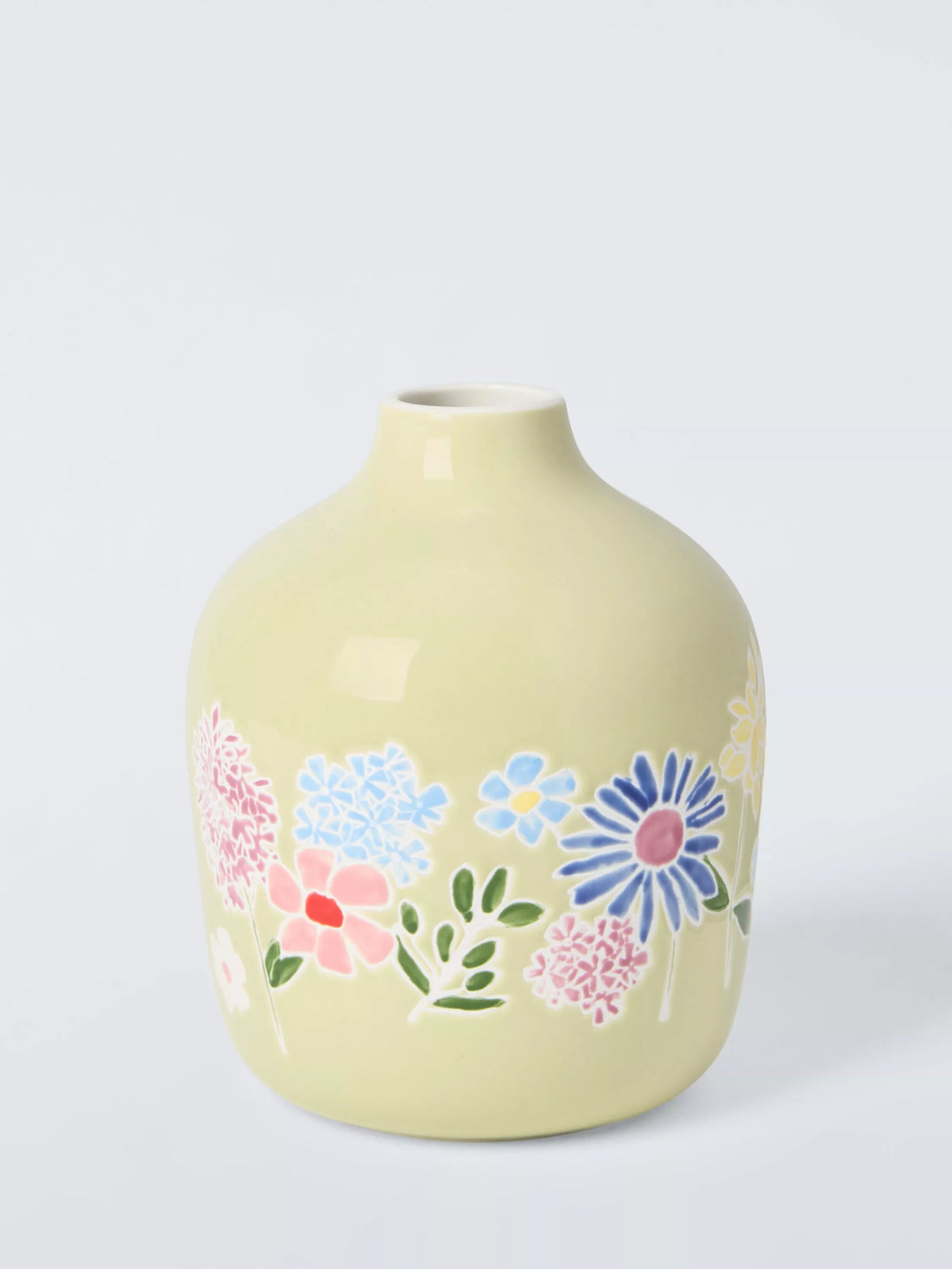 John Lewis wildflowers stoneware vase 16.5cm (British brand)