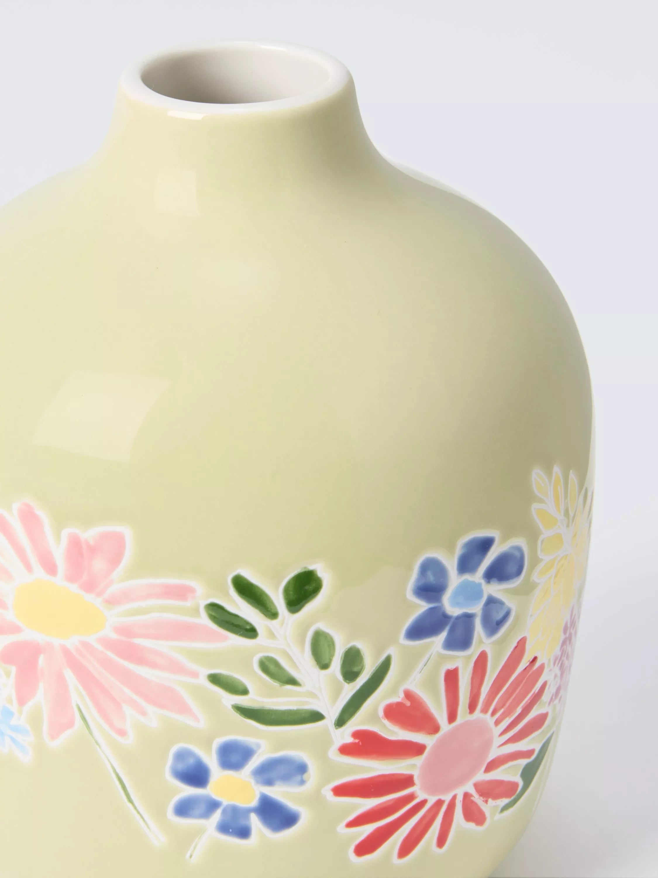 John Lewis wildflowers stoneware vase 16.5cm (British brand)