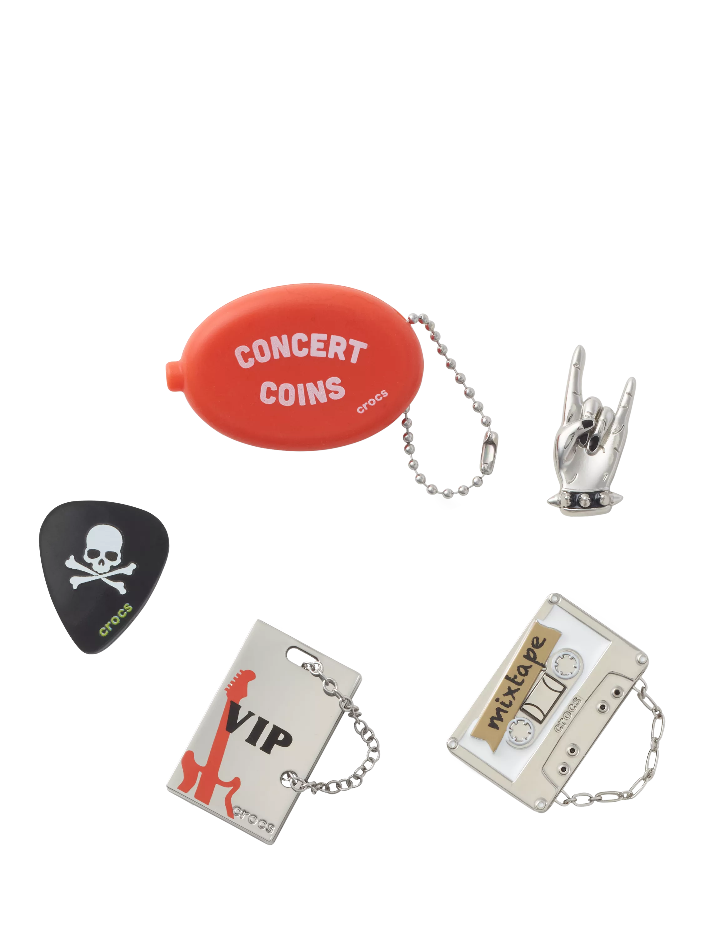 Crocs Kids Jibbitz charms pack of 5, UK version