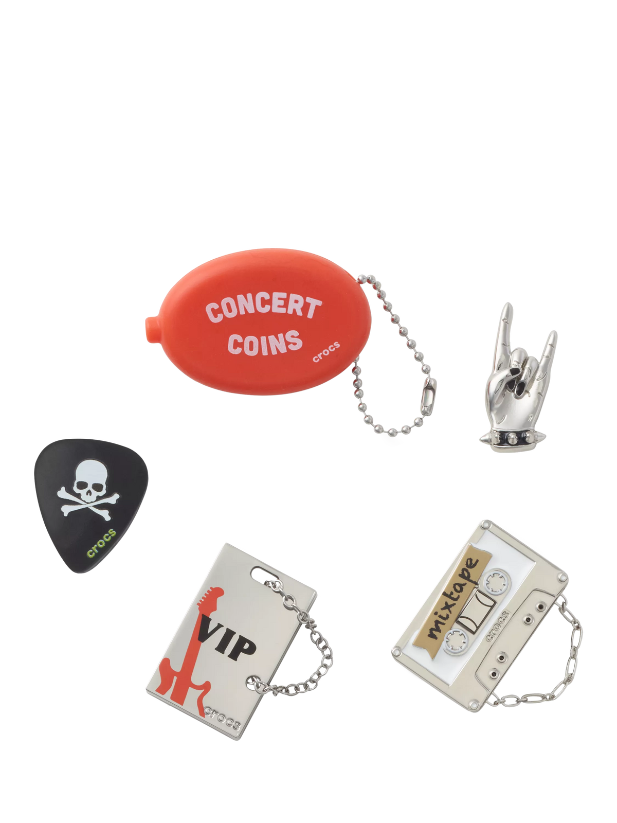 Crocs Kids Jibbitz charms pack of 5, UK version