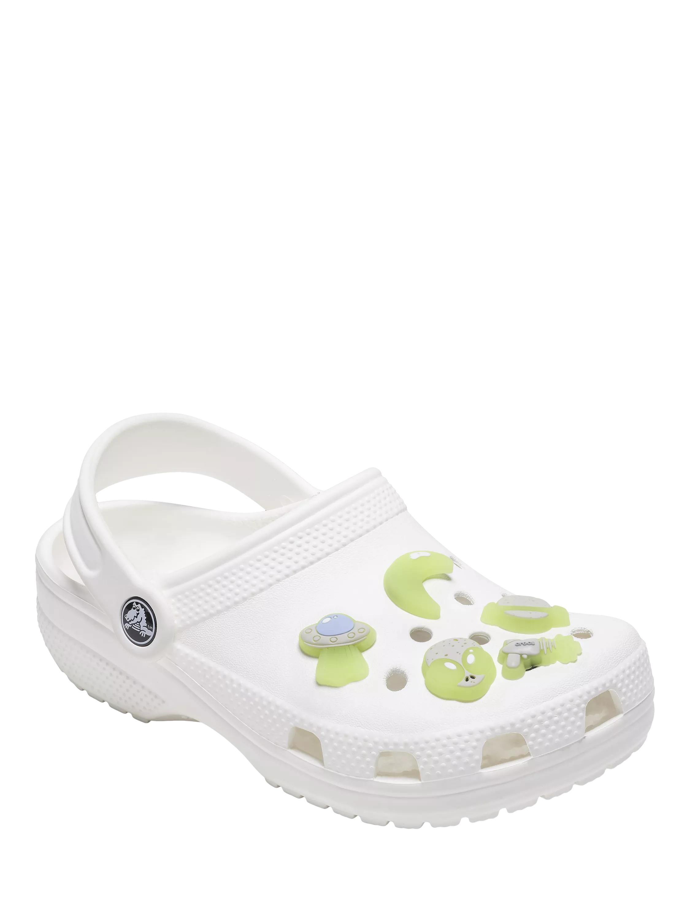 Crocs glow-in-the-dark space Jibbitz charms pack of 5, UK version