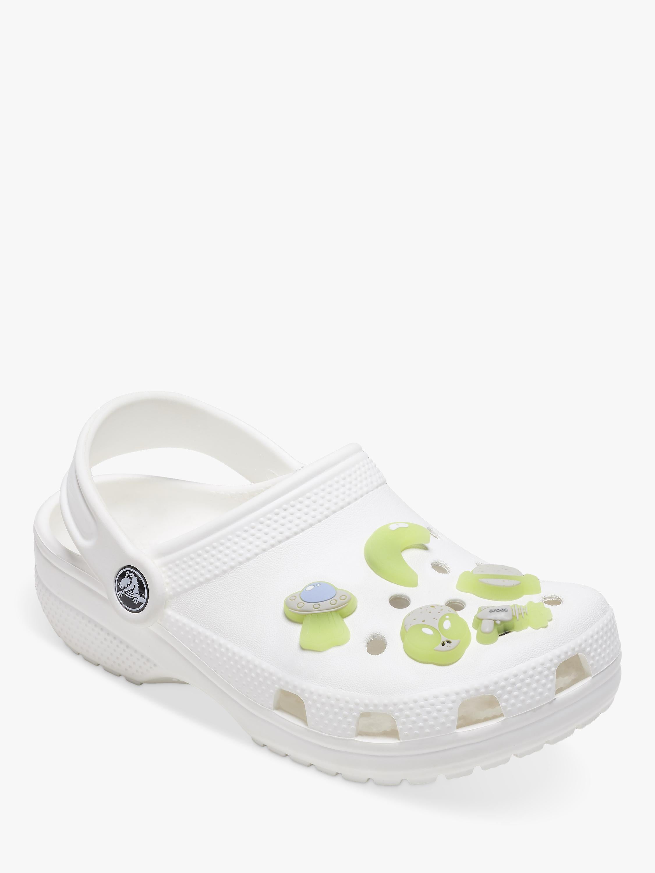 Crocs glow-in-the-dark space Jibbitz charms pack of 5, UK version