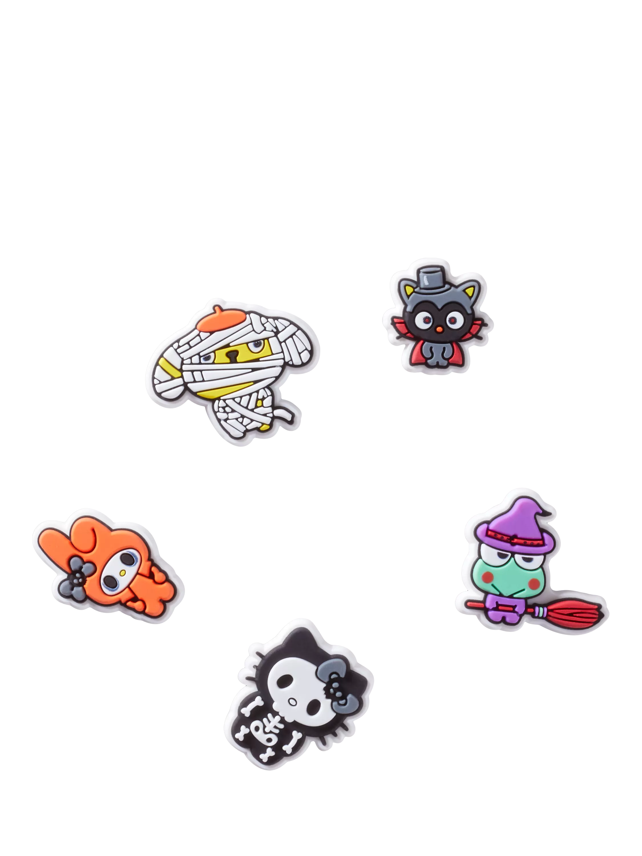 Crocs Kids Hello Kitty Halloween Jibbitz charms pack of 5 - British product