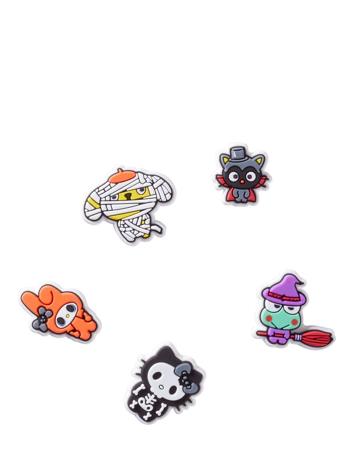 Crocs Kids Hello Kitty Halloween Jibbitz charms pack of 5 - British product