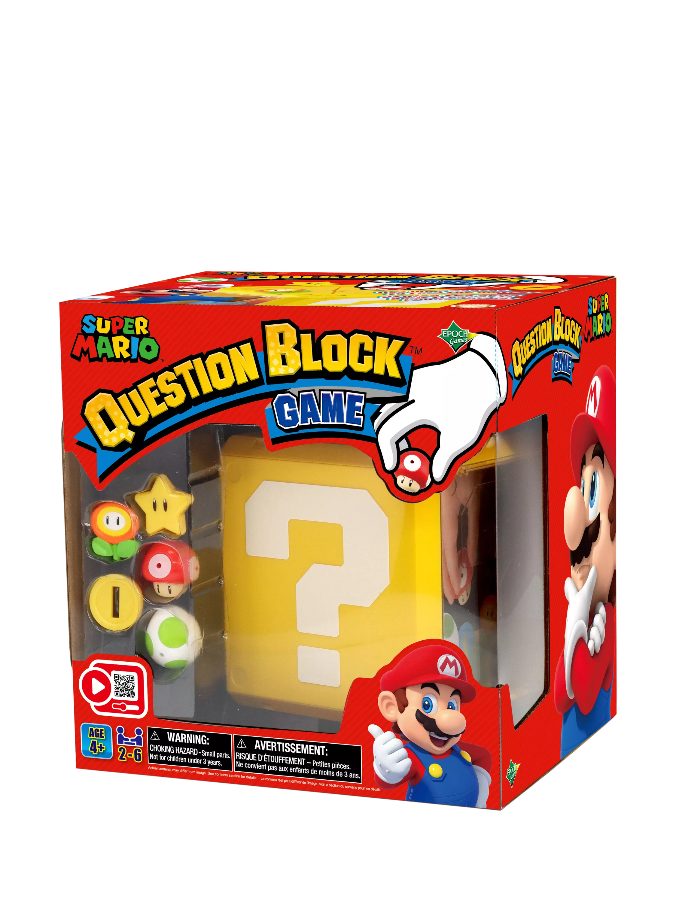 Nintendo Super Mario Question Block 3 in 1 game - British product