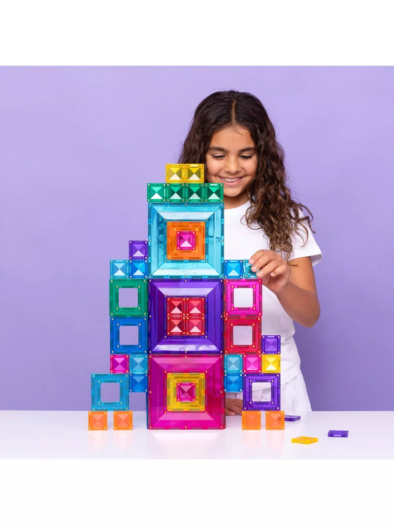 Connetix Bright Portal Tiles 48-piece magnetic construction set (British brand)
