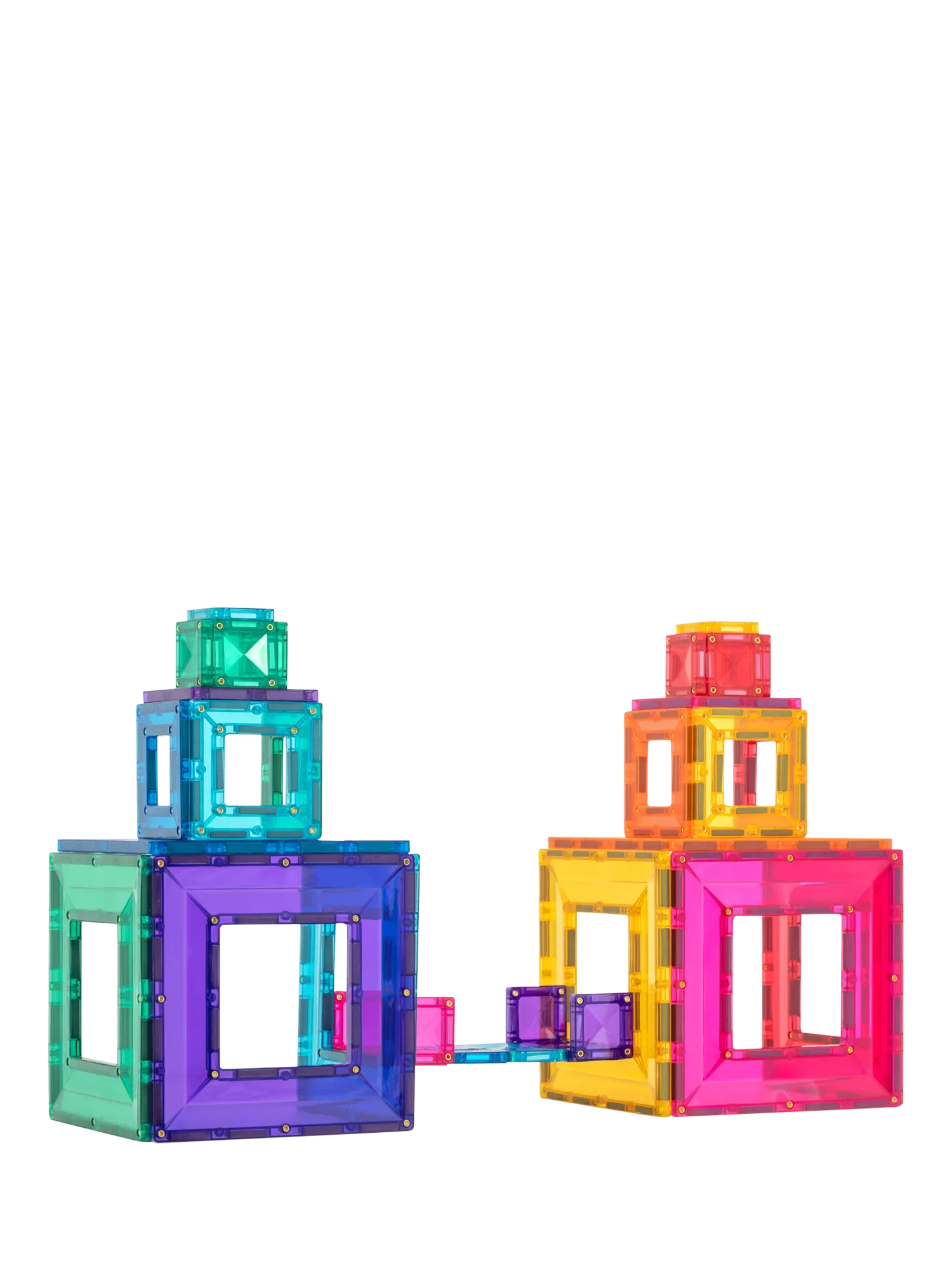 Connetix Bright Portal Tiles 48-piece magnetic construction set (British brand)