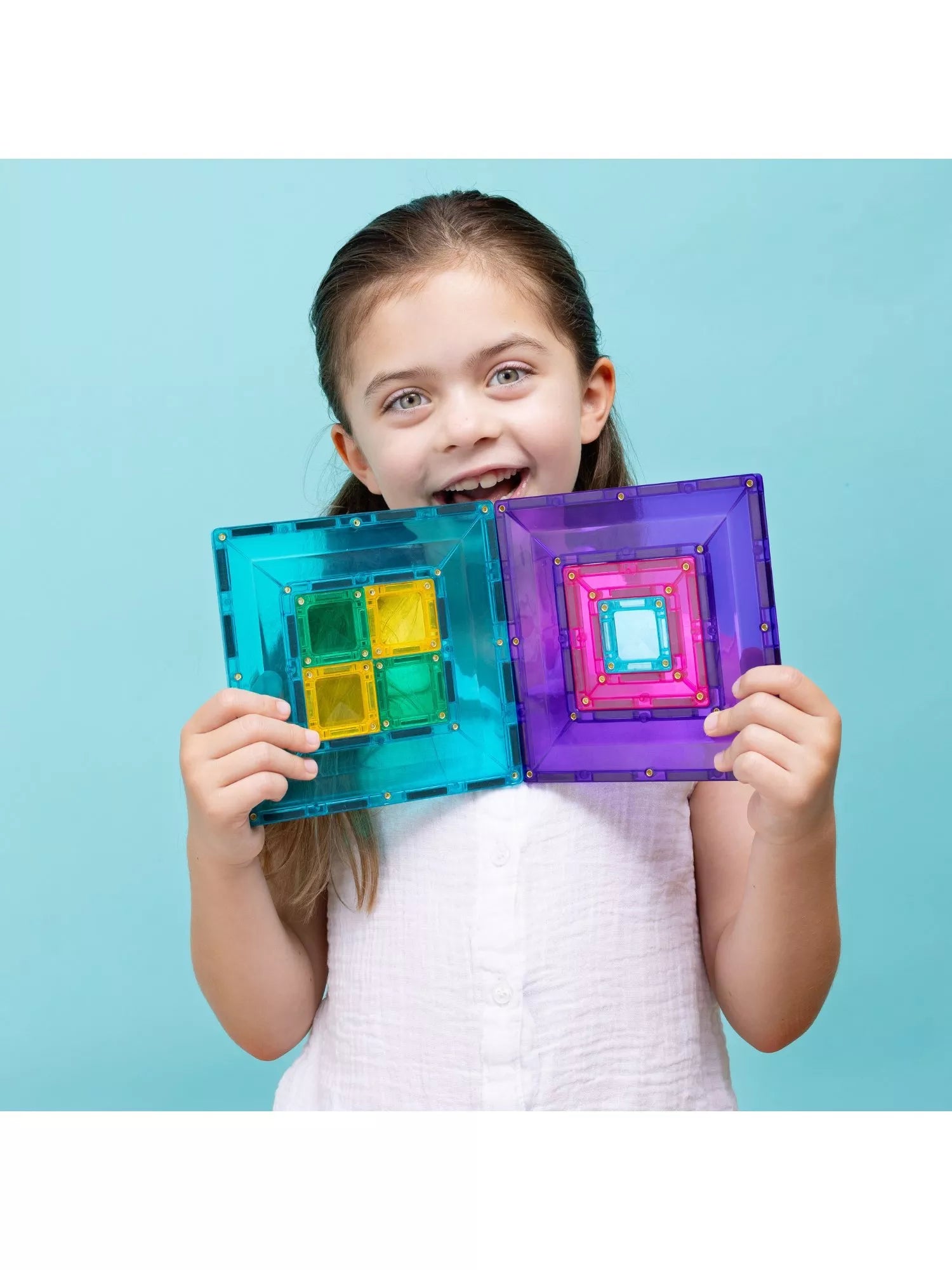 Connetix Bright Portal Tiles 48-piece magnetic construction set (British brand)