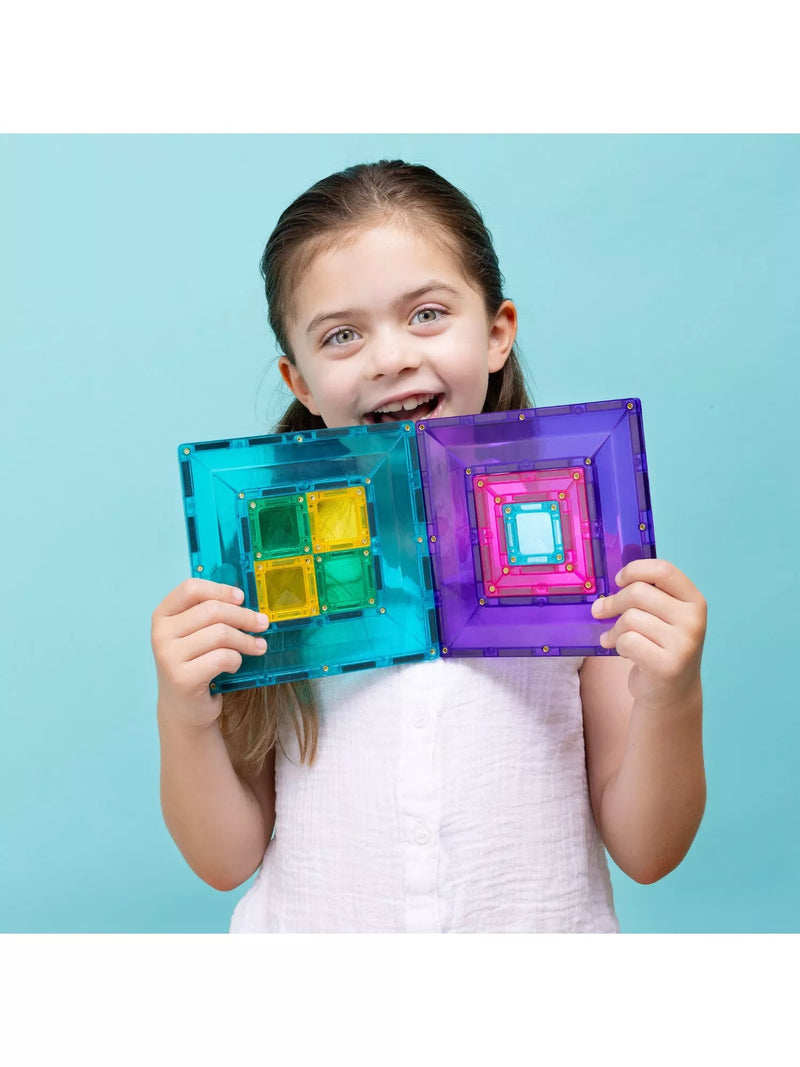 Connetix Bright Portal Tiles 48-piece magnetic construction set (British brand)