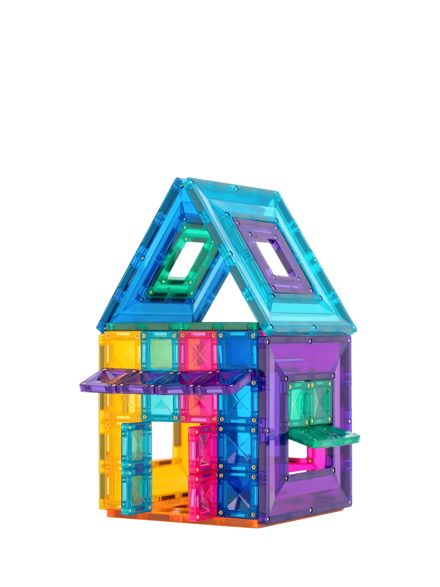 Connetix Bright Portal Tiles 48-piece magnetic construction set (British brand)