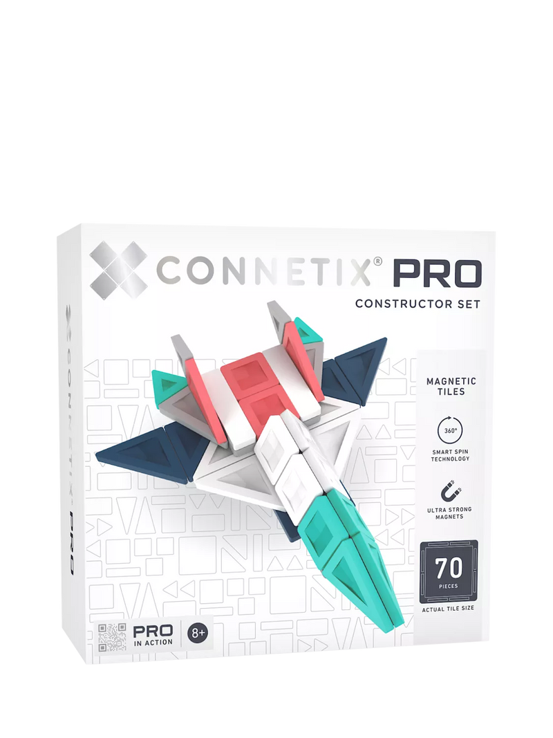 Connetix PRO Constructor 70 magnetic tile set, UK version
