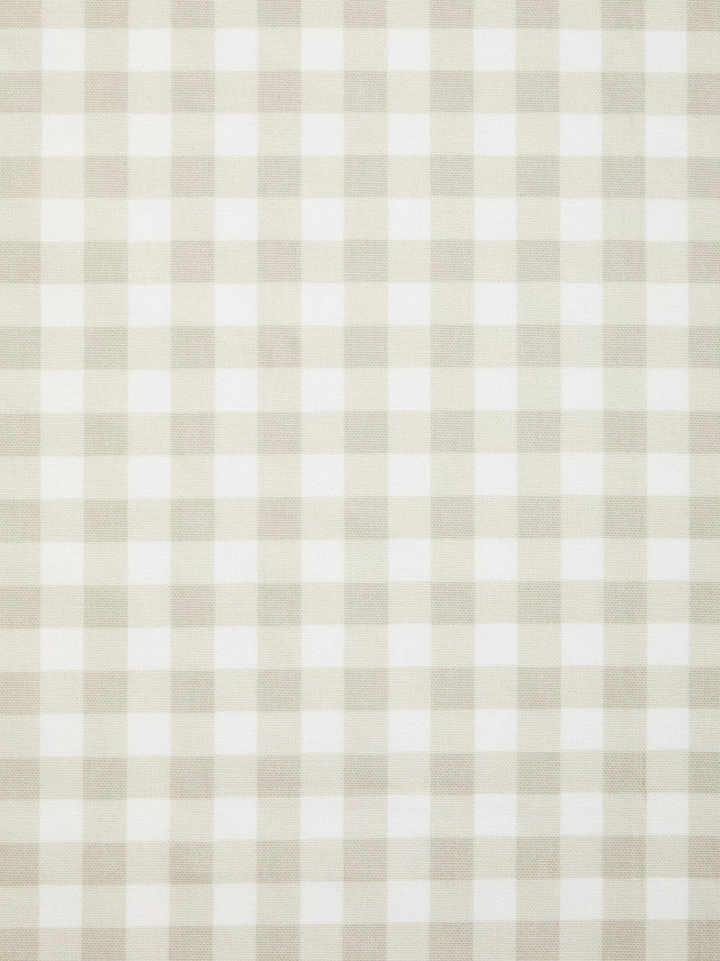 John Lewis gingham greige oilcloth fabric, UK version