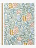 John Lewis Alva oilcloth tablecloth fabric teal 130cm, UK version
