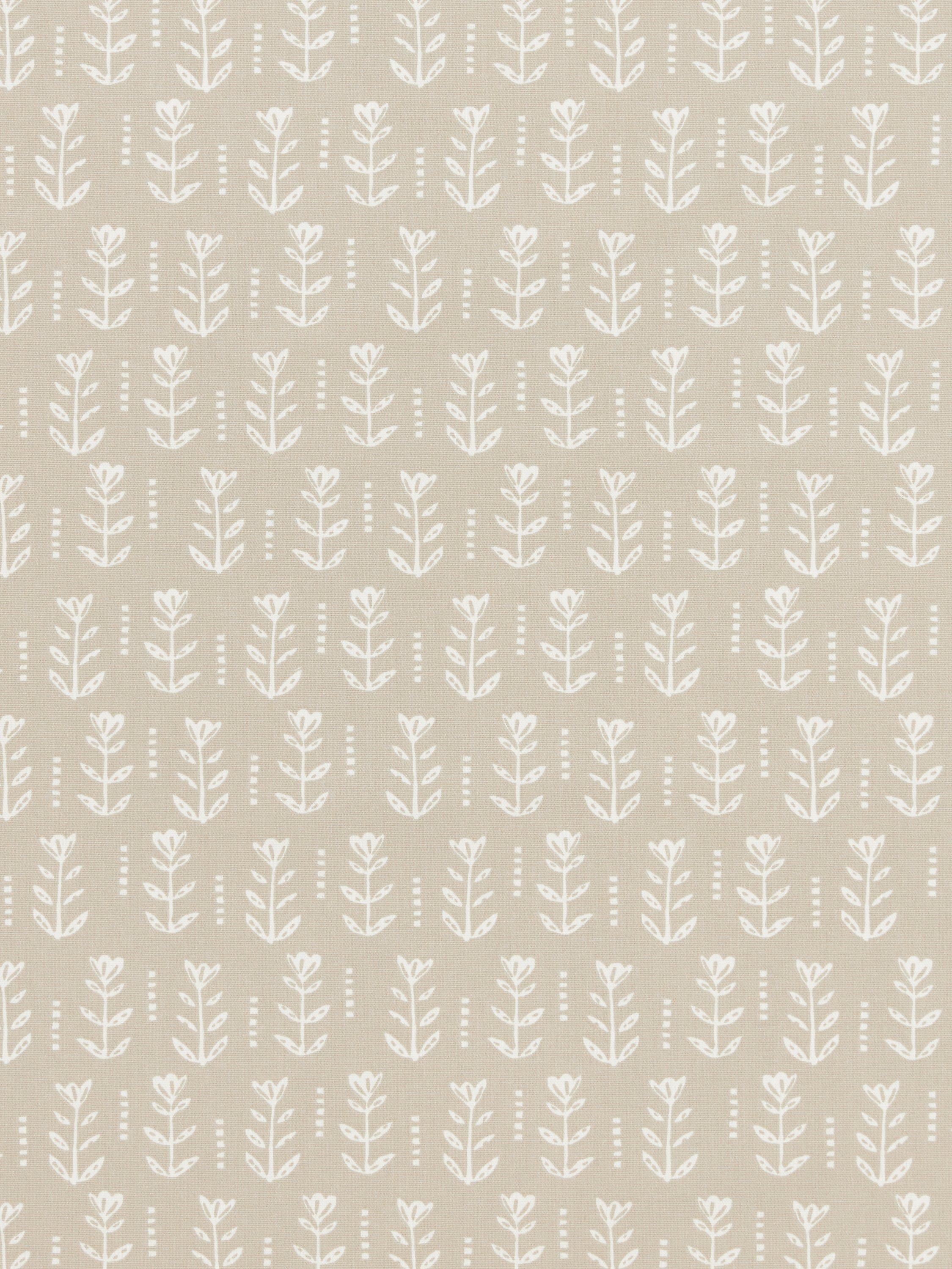 John Lewis Cora oilcloth tablecloth fabric putty, UK version
