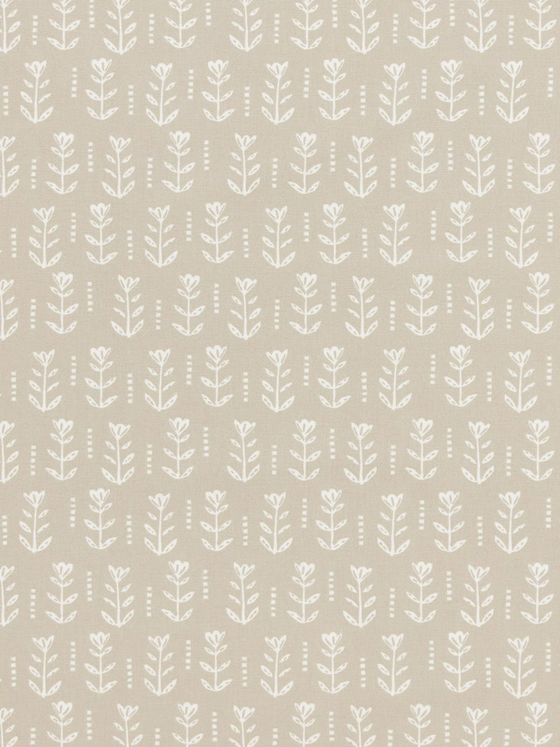 John Lewis Cora oilcloth tablecloth fabric putty, UK version