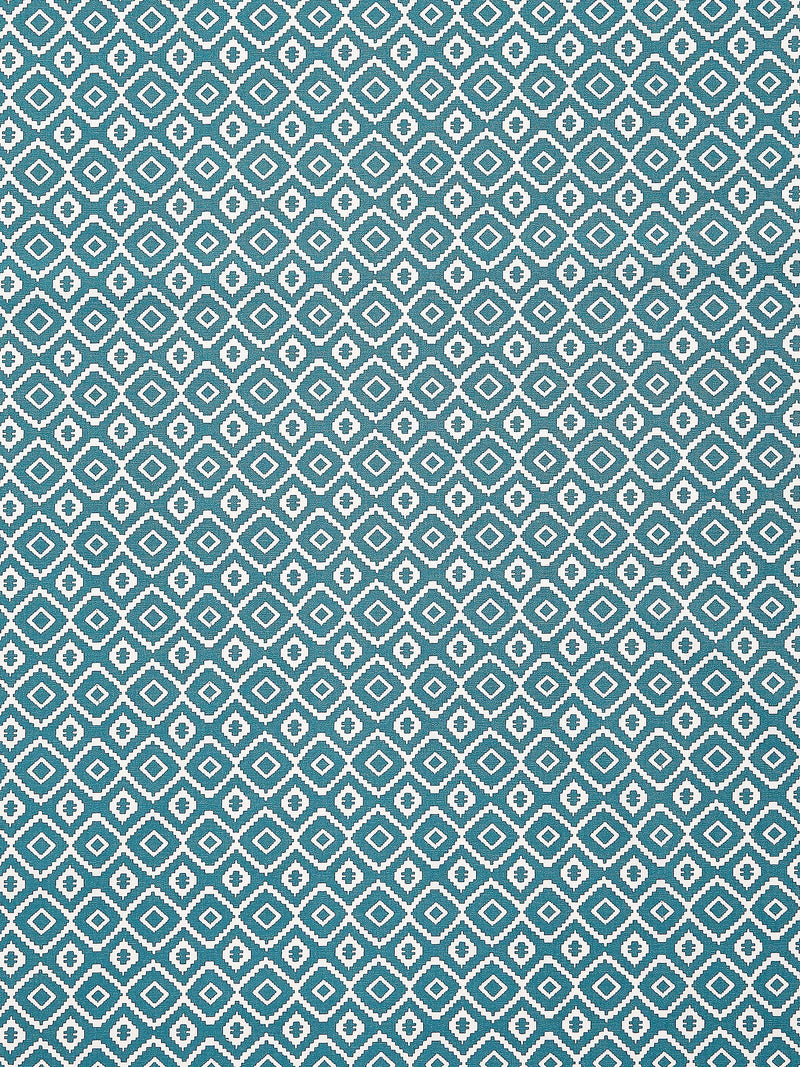 John Lewis Nazca Oilcloth Tablecloth Fabric, Blue