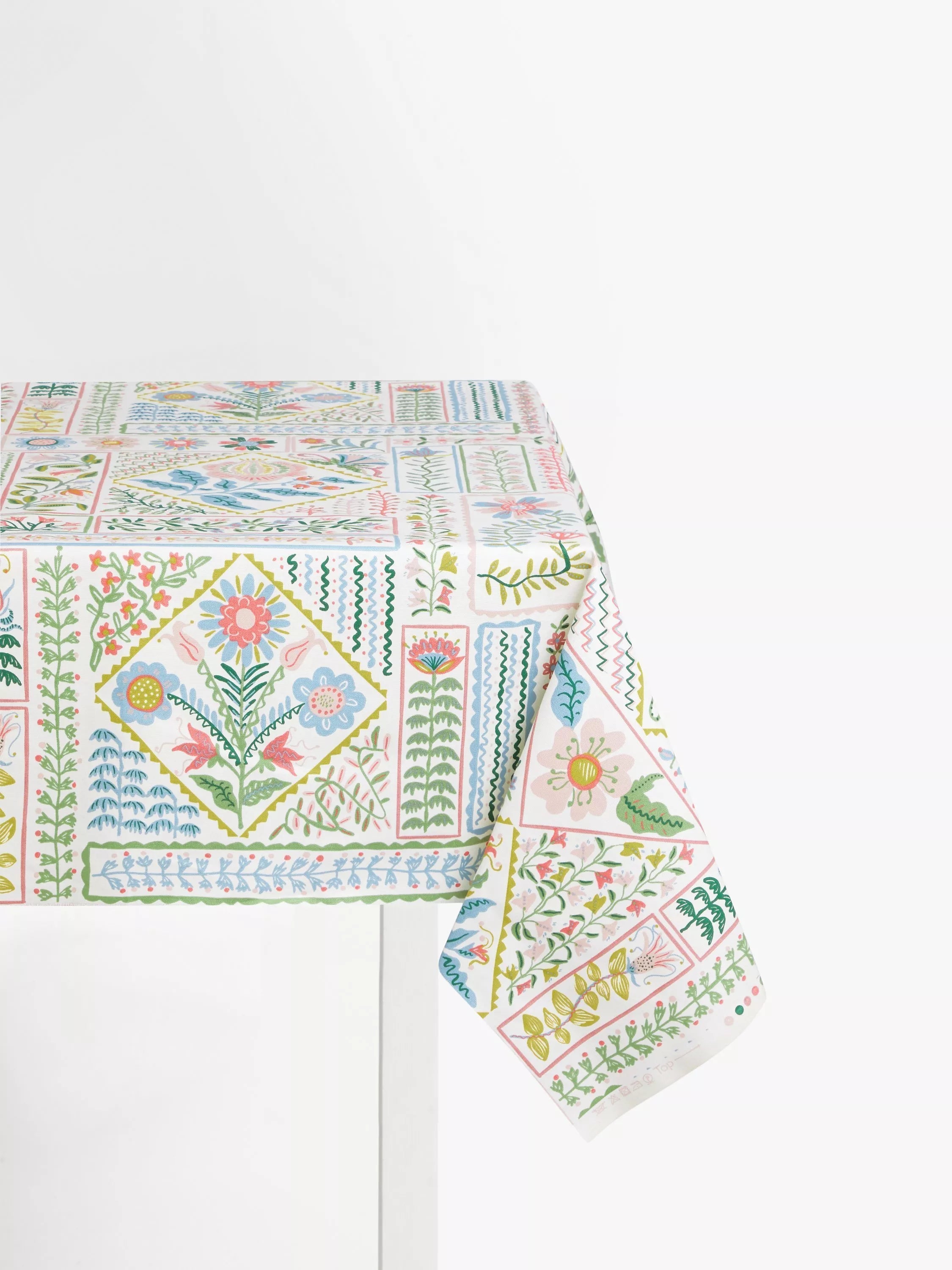 John Lewis Talavera oilcloth tablecloth with multi floral pattern - British product