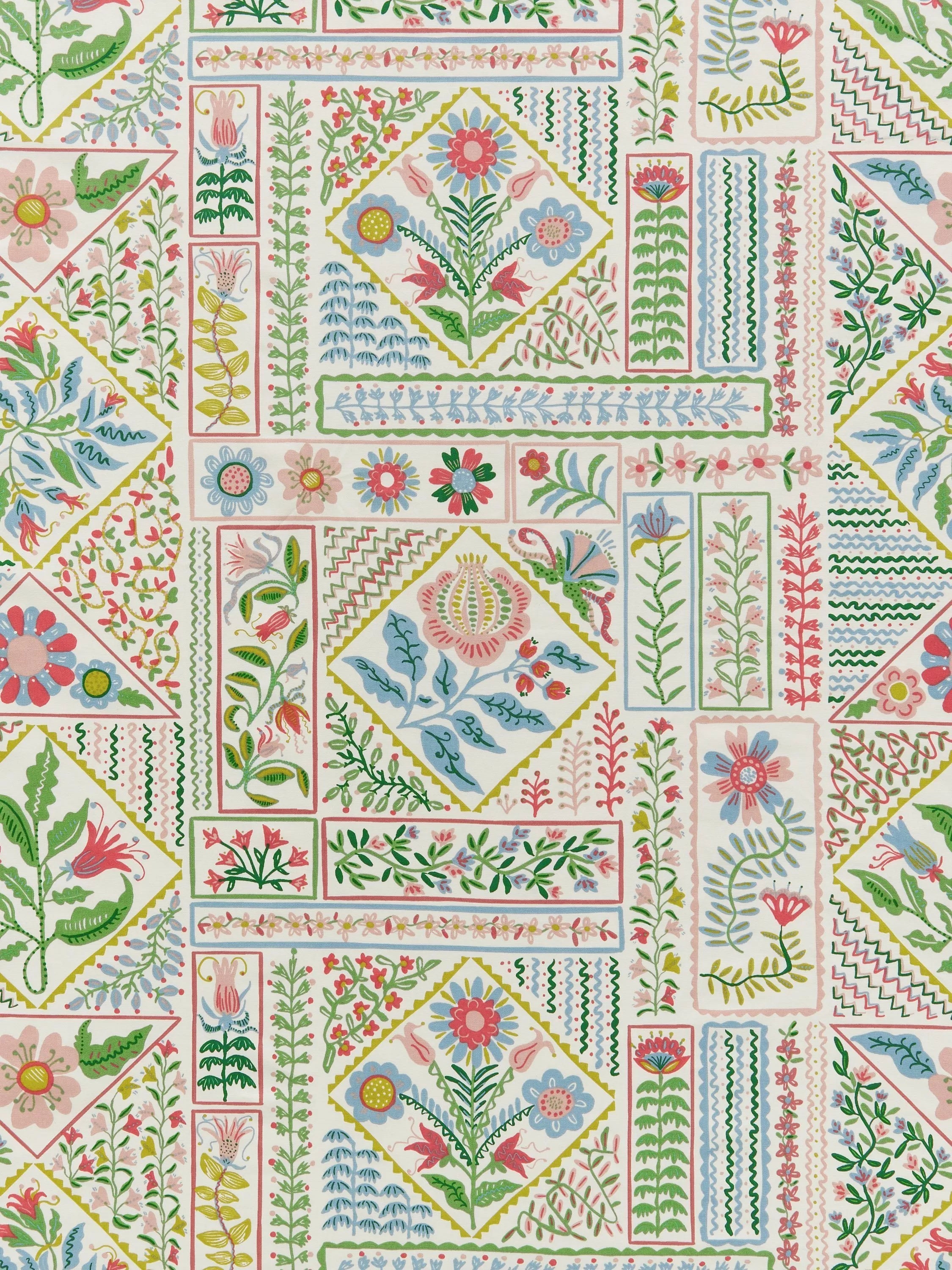 John Lewis Talavera oilcloth tablecloth with multi floral pattern - British product